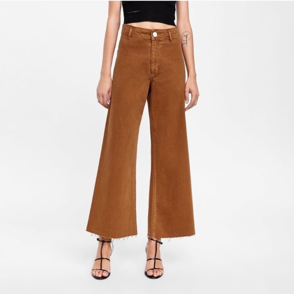 Zara marine pants in orange/rust
